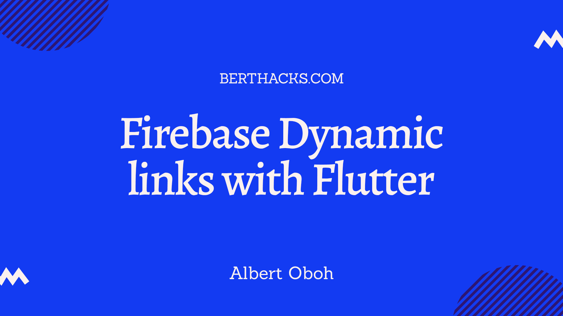 Dynamic Links With Flutter and Firebase